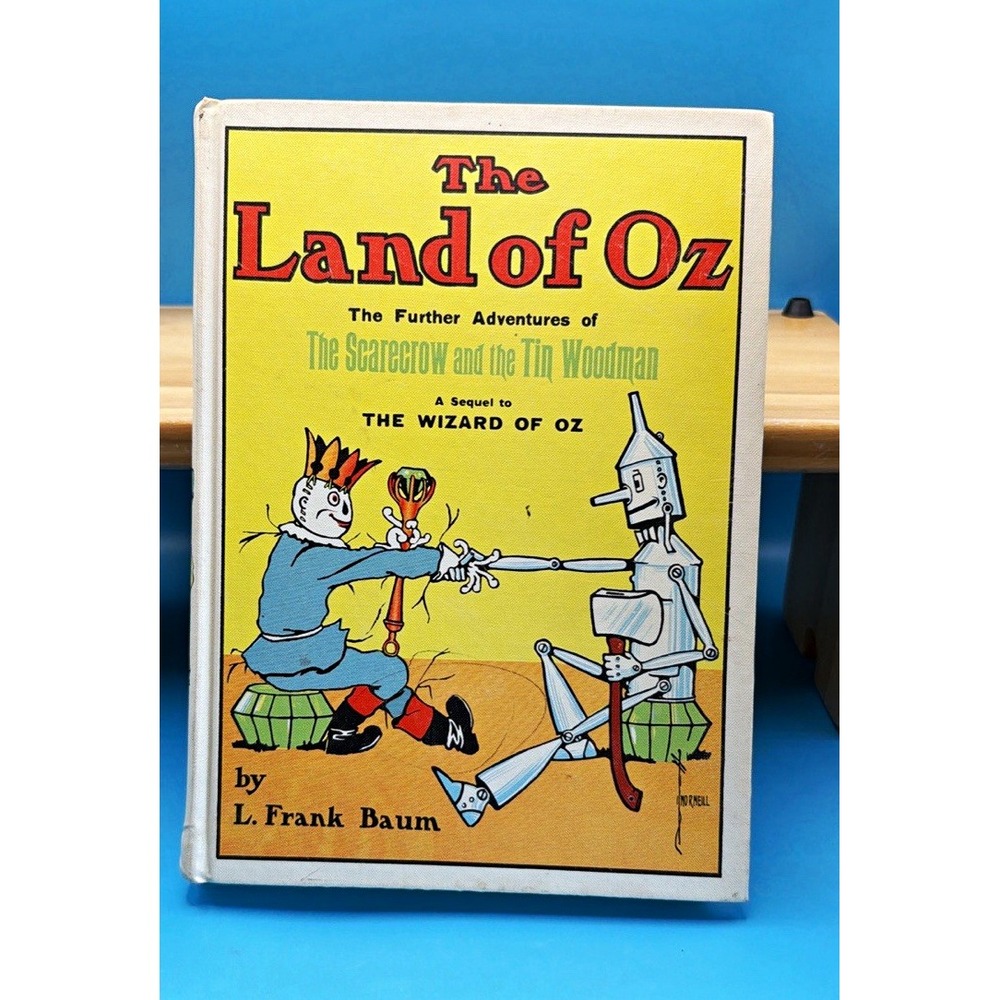 Vintage The Land of Oz L. Frank Baum HC 1904 Illustrated John R. Neill Reilly